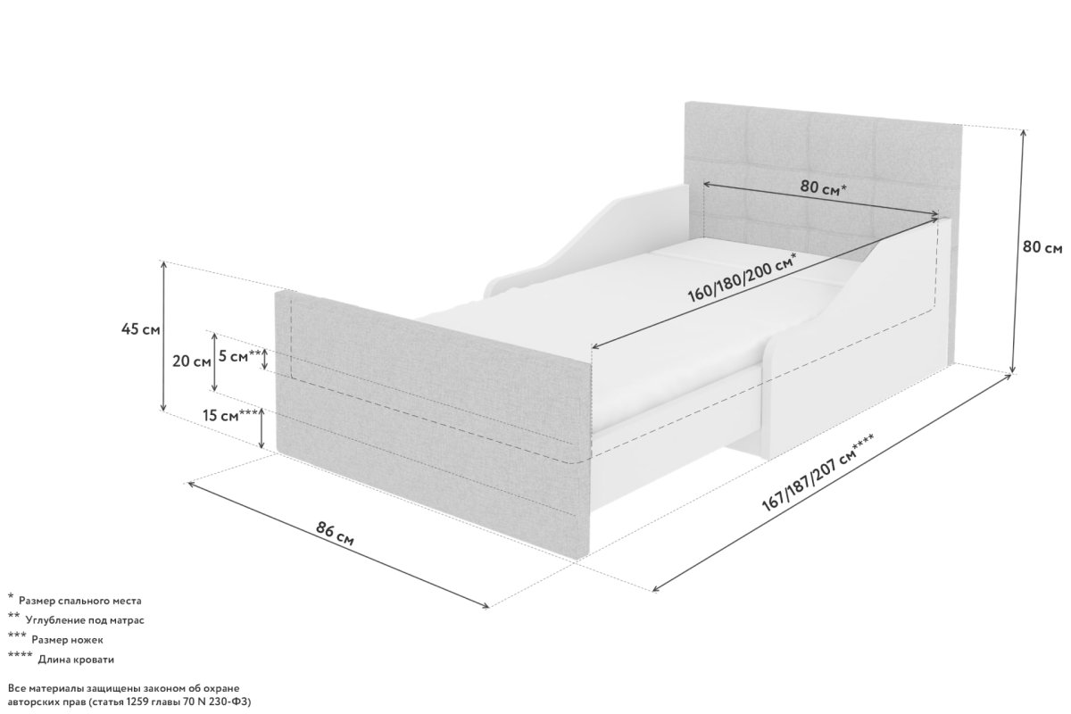 Детские кровати, купить кровать в детскую в Екатеринбурге под заказ - фото, цены